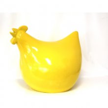 Huhn groß gelb