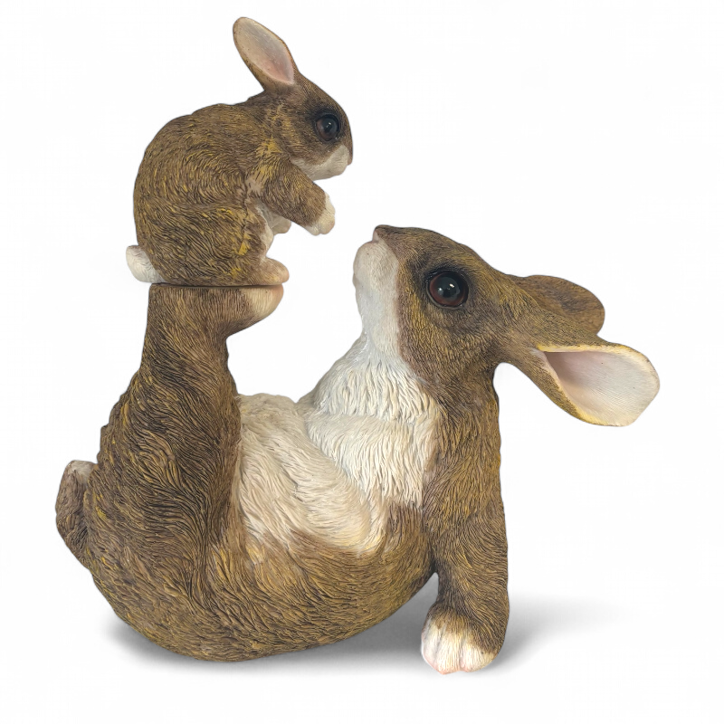 Hase mit Kind Hase mit Kind